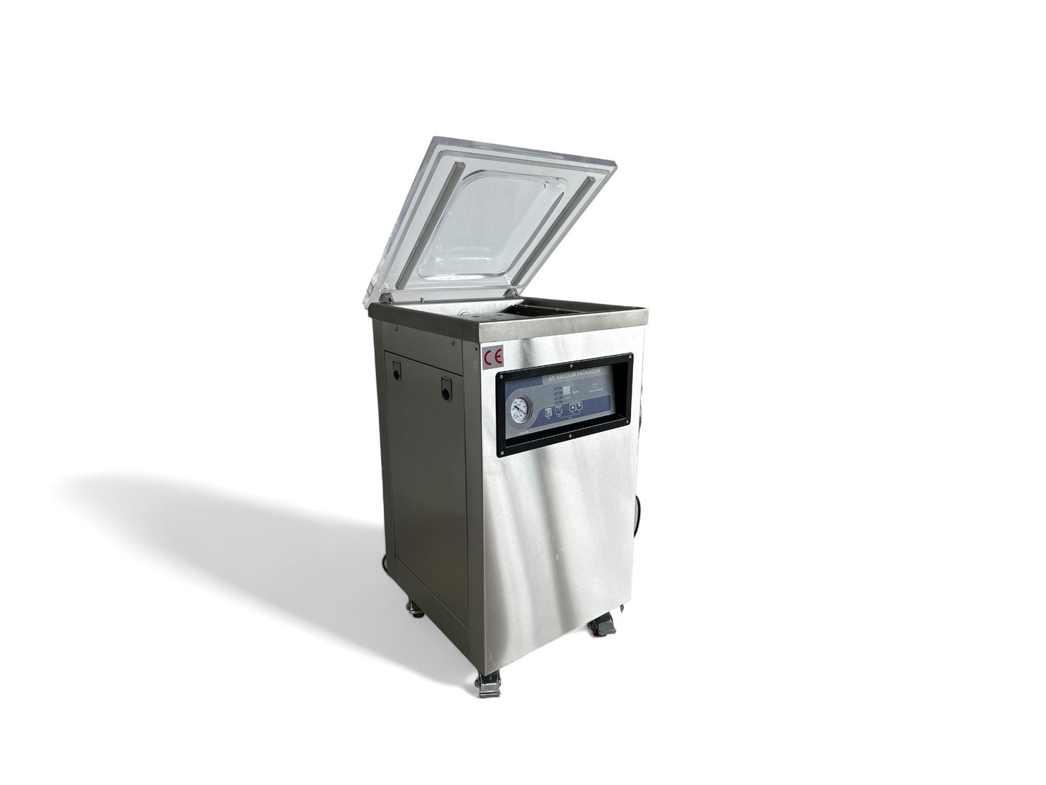 AT - 400 S Series (เครื่องซีลสูญญากาศรุ่นอุตสาหกรรม 4 ล้อเลื่อนตั้งพื้น)