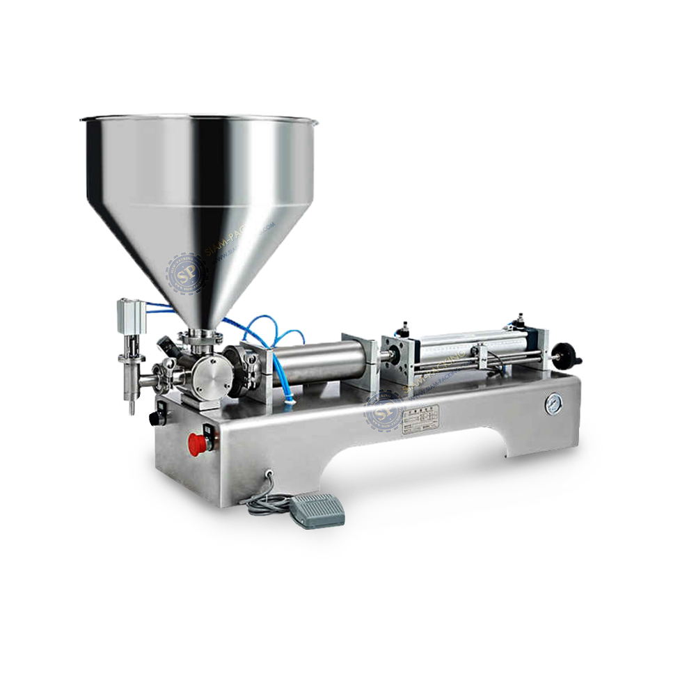 G1WTD 100-1000 ML (เครื่องบรรจุของเหลว 1 หัว แบบมีกรวยบรรจุ)