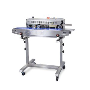 เครื่องซีลสายพานต่อเนื่อง SF 150 LD/S Series (แบบแนว+ขาตั้งล้อเลื่อน)