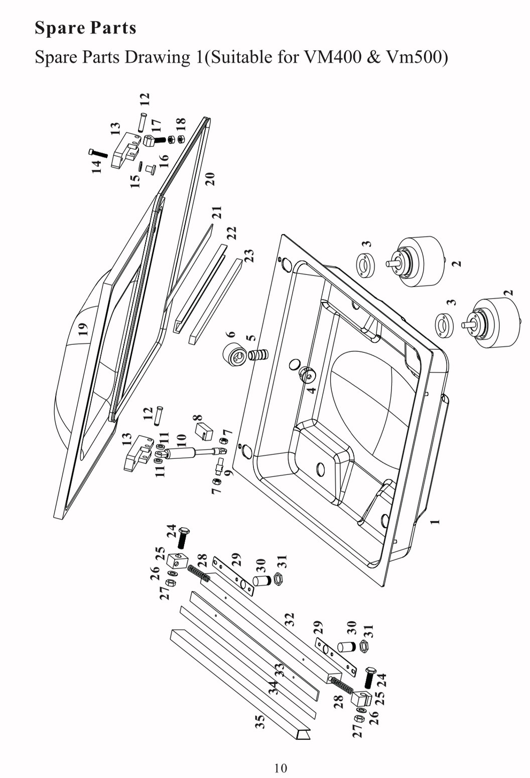 VM 500 STANDARD TYPE SS 304 (เครื่องซีลสูญญากาศรุ่นอุตสาหกรรมหนัก) - Image 3